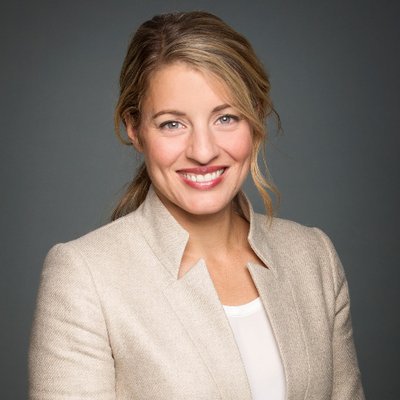 La ministre du Tourisme, des Langues officielles et de la Francophonie, Mélanie Joly — Photo : compte Twitter de Melanie Joly