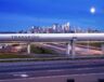 L’infrastructure Transpod dans le paysage urbain de Calgary. &mdash; Courtoisie Transpod