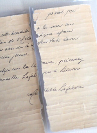 L’histoire de la lettre de Mathilde fascine les esprits en France comme au Canada. — Archives Acadie Nouvelle