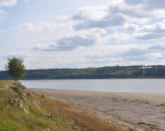 La rivière de la Paix dans le parc Wood Buffalo, en septembre 2024. — Photo : Denis Lord