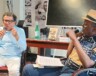 Gabriel Osson et Didier Leclair, lors du lancement du roman Suzanne Louverture, qui raconte un pan de l'histoire d'Haïti.
— Photo: Soufiane Chakkouche, l-express.ca