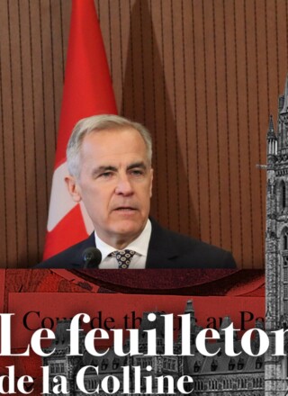 Mark Carney a effectué une tournée de quatre jours en Allemagne, en Lettonie, en Pologne et en Ukraine. Dans ce dernier, il a assuré le soutien «indéfectible» du Canada à l’Ukraine lors de sa visite dans ce pays. — Photo : Inès Lombardo – Francopresse