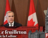 Mark Carney a effectué une tournée de quatre jours en Allemagne, en Lettonie, en Pologne et en Ukraine. Dans ce dernier, il a assuré le soutien «indéfectible» du Canada à l’Ukraine lors de sa visite dans ce pays.  — Photo : Inès Lombardo – Francopresse 