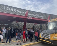 L'école Sainte-Marguerite-Bourgeois à Calgary du Conseil scolaire FrancoSud.  — Photo : Gabrielle Audet-Michaud - Archives le Franco