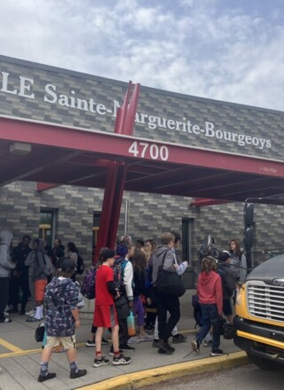 L'école Sainte-Marguerite-Bourgeois à Calgary du Conseil scolaire FrancoSud.  — Photo : Gabrielle Audet-Michaud - Archives le Franco