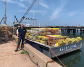 Pendant les derniers mois, Terry Arsenault est parmi les pêcheurs de la zone 25 qui était à la recherche du homard.  — Photo : Gracieuseté