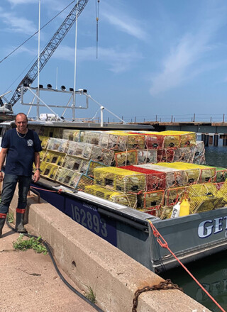 Pendant les derniers mois, Terry Arsenault est parmi les pêcheurs de la zone 25 qui était à la recherche du homard.  — Photo : Gracieuseté