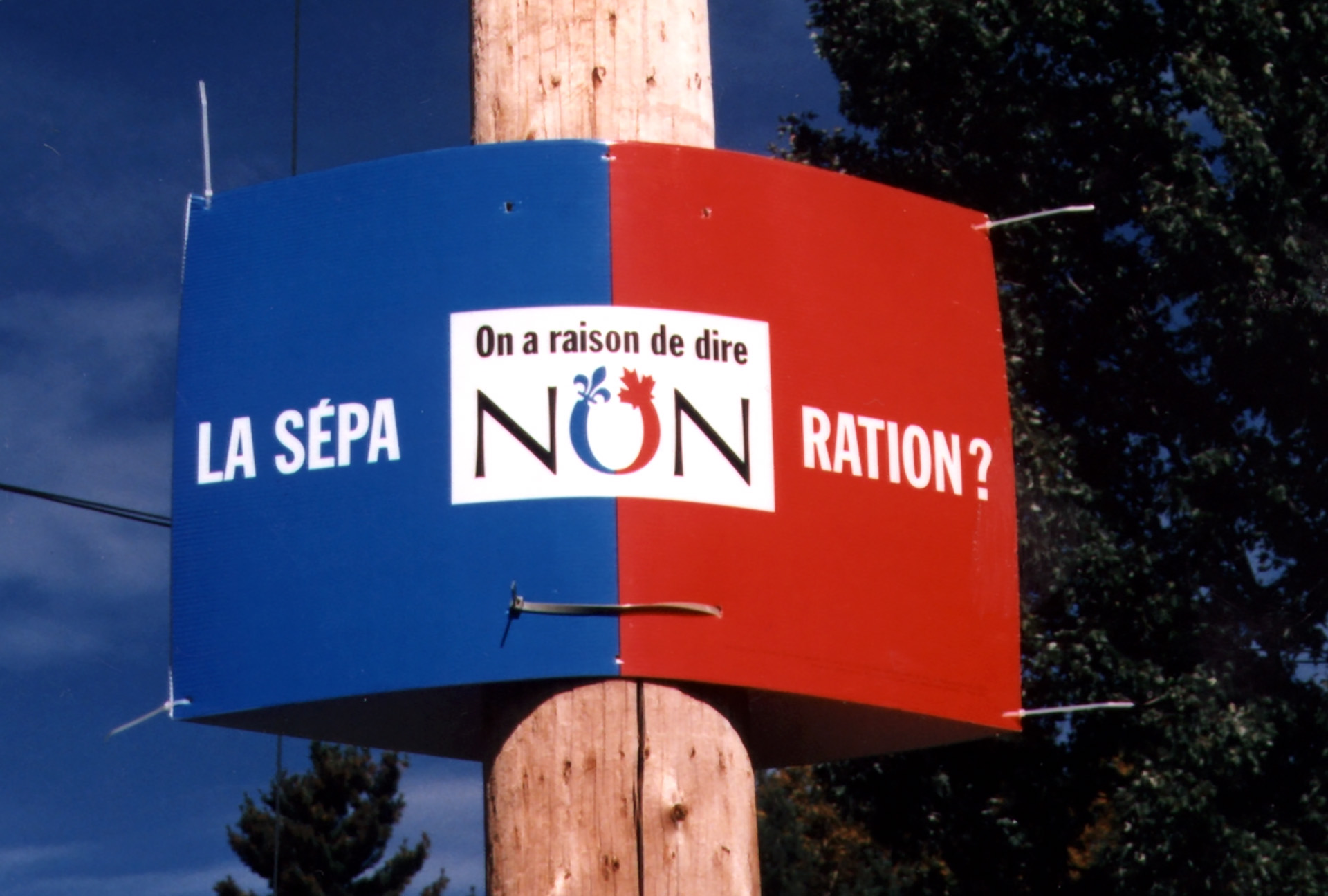 Référendum de 1995 : «une question de vie ou de mort» pour la ...