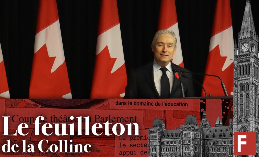 Le ministère des Finances, François-Philippe Champagne, a déposé un budget qui affiche un déficit de près de 80 milliards de dollars.  — Julien Cayouette – Francopresse