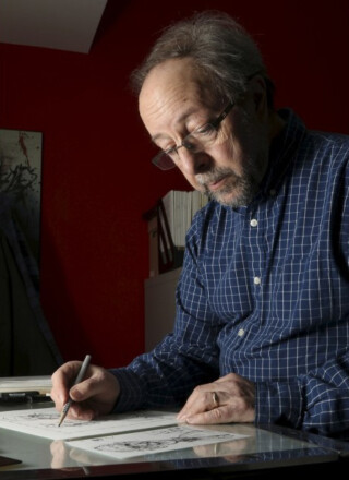 Bado cherche à faire «soit rire ou penser et, dans le meilleur des cas, les deux à la fois» chez le public à travers ses dessins doivent.  &mdash; Photo : Courtoisie (Archives Francopresse)