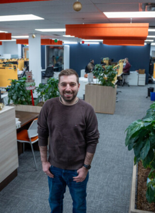 Le directeur général, Patrick Arsenault, dans les locaux du Collège nordique. — Photo Cristiano Pereira