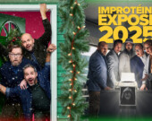 Au-delà de rassembler les francophonies, les deux revues de fin d’année des Newbies et d’Improtéine se rejoignent cette année sur une autre thématique : l’élan patriotique observé partout au pays en réponse aux déclarations et aux actions de Donald Trump.  &mdash; Photo : Montage – Unis TV et Phil Larivière/Radio-Canada