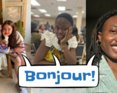 De gauche à droite, Tran Du Ngoc Nguyen, Divine Lobè Manga et Diannika Barker.  &mdash; Photo : Courtoisies – Montage As de l’info