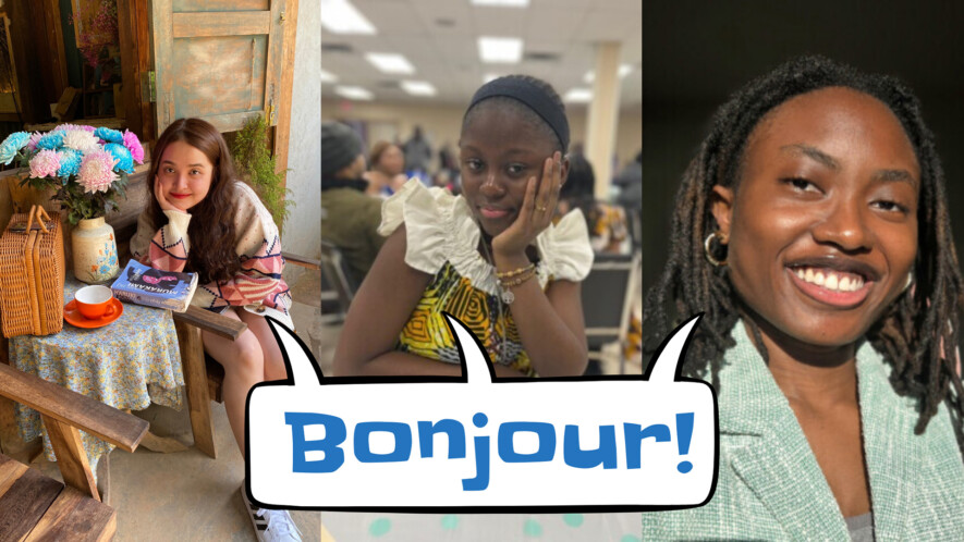 De gauche à droite, Tran Du Ngoc Nguyen, Divine Lobè Manga et Diannika Barker.  &mdash; Photo : Courtoisies – Montage As de l’info