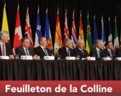 Les 13 premiers ministres des provinces et territoires se sont montrés unis face aux pressions de l’administration Trump sur les relations commerciales et économiques.  &mdash; Inès Lombardo – Francopresse