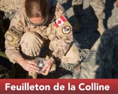 Mark Carney a annoncé un investissement de 500 milliards de dollars sur 10 ans dans la première Stratégie industrielle de défense du Canada.  &mdash; Photo : Op Impact, DND KW06-2017-0009-009