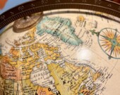 Un globe terrestre montrant le Canada, y compris les provinces atlantiques. &mdash; PHOTO: Jean-Philippe Giroux