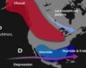 Le phénomène El Niño devrait commencer à affecter le climat nord-américain d'ici la fin de l'année. &mdash; SOURCE : DonnéesClimatiques.ca