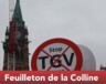 Une manifestation en opposition au projet de TGV Alto a eu lieu mercredi sur la Colline du Parlement, à Ottawa. &mdash; Inès Lombardo – Francopresse