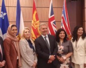 Le juge franco-manitobain Glenn Joyal a comparu lundi en comité pour sa nomination comme juge de la Cour suprême du Canada, en remplacement de la juge Sheila Martin, qui a annoncé sa retraite en mars.  &mdash; Photo : Inès Lombardo – Francopresse