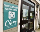 Une affiche de la CFA de Clare, au Rendez-vous de la Baie. &mdash; PHOTO: Le Courrier de la Nouvelle-Écosse