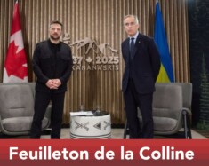 Le président ukrainien, Volodymyr Zelensky, a rencontré jeudi le premier ministre du Canada, Mark Carney, dans le cadre d’une entente d’aide à l’Ukraine scellée entre les deux pays. &mdash; CC BY 4.0 (Archive)