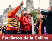 Le drapeau des survivants a été hissé sur la Colline du Parlement, en hommage aux personnes survivantes des pensionnats et en mémoire des enfants qui ne sont jamais rentrés chez eux.  &mdash; Relations Couronne-Autochtones et Affaires du Nord Canada