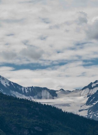 80% du parc national de Kluane au Yukon est composé de glaciers. — Photo Nelly Guidici