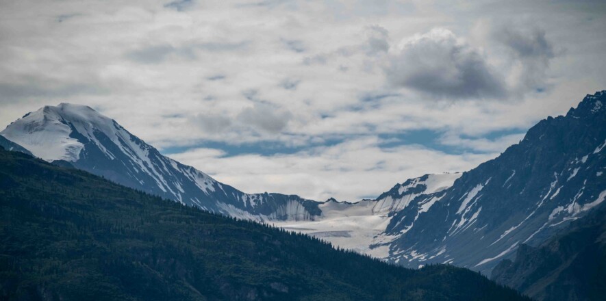 80% du parc national de Kluane au Yukon est composé de glaciers. — Photo Nelly Guidici