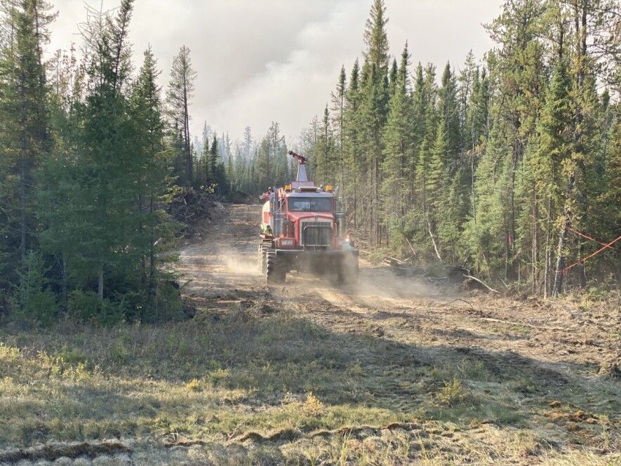 Le projet permettra notamment d'analyser les risques à long terme pour les populations en fonction de différents régimes de lutte contre les incendies. — Courtoisie