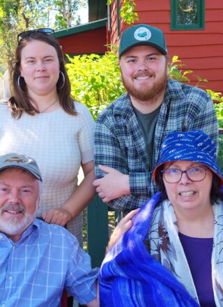 La famille de Suzette Montreuil, soutenue par une vague de générosité pour adapter leur maison. &mdash; Courtoisie