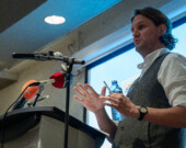 Le maire Ben Hendrickson prononce son premier discours sur l’état de la Ville. — Photo Cristiano Pereira