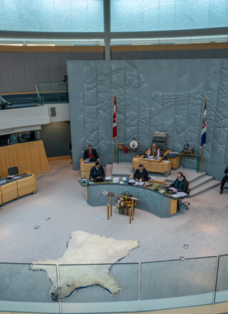L’Assemblée législative, cœur battant de la vie politique ténoise, lors de la reprise des travaux.  &mdash; Photo Cristiano Pereira