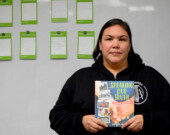 Stacey Sundberg durant la présentation du court métrage Holy Angels organisé par la FFT le 15 octobre dernier.  — Photo Élodie Roy