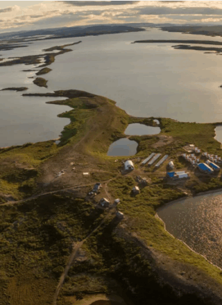 Le projet de terres rares de Torngat Metals à Strange Lake, au Nunavik.  — Courtoisie Torngat Metals
