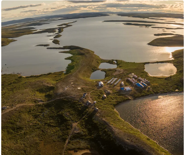 Le projet de terres rares de Torngat Metals à Strange Lake, au Nunavik.  — Courtoisie Torngat Metals