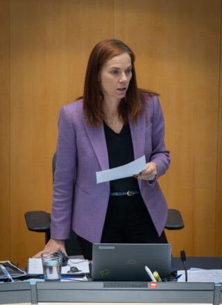 Caroline Wawzonek estime que les signaux d’Ottawa demeurent « encourageants » pour les projets majeurs du territoire. — Photo Cristiano Pereira