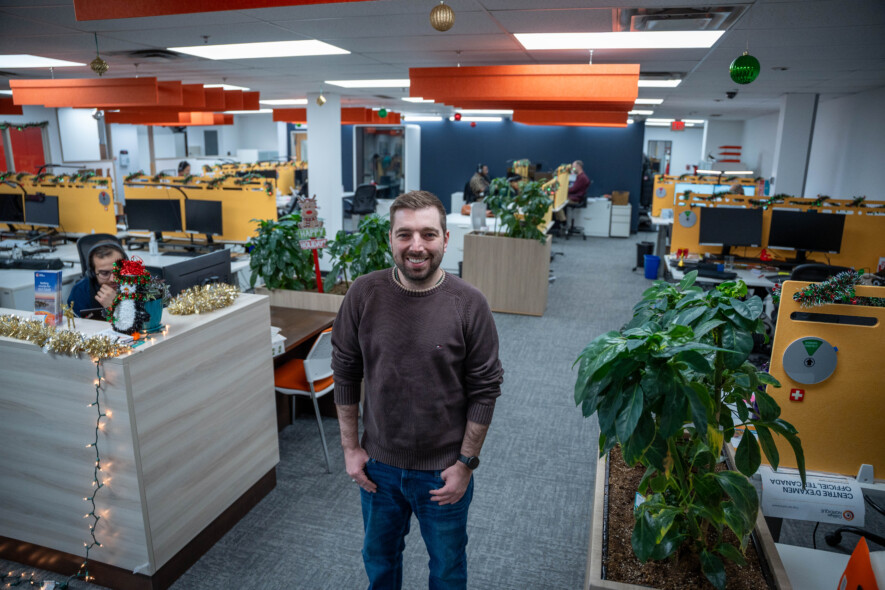 Le directeur général, Patrick Arsenault, dans les locaux du Collège nordique. — Photo Cristiano Pereira