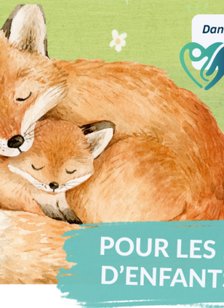 Un renard et son petit, l’image choisie pour le programme 