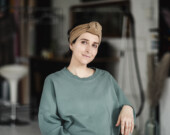 Clémence Dumas-Côté a mené des ateliers de poésie auprès d’élèves, de tout-petits et d’adultes du 62e parallèle. &mdash; Courtoisie Katya Konioukhova