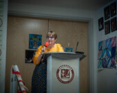 Yvonne Careen a retracé son parcours dans le Nord en rappelant que « ce n’est pas une personne qui mène une bataille, c’est une série de personnes qui les mènent ».  &mdash; Photo Cristiano Pereira