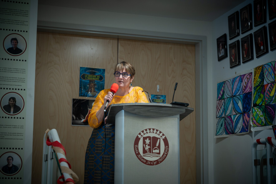 Yvonne Careen a retracé son parcours dans le Nord en rappelant que « ce n’est pas une personne qui mène une bataille, c’est une série de personnes qui les mènent ».  &mdash; Photo Cristiano Pereira