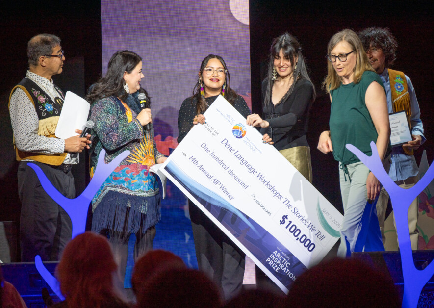Le projet d’ateliers linguistiques en langue dénée a remporté 100 000 $. &mdash; Photo Nelly Guidici