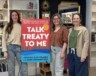 À droite, la présidente Amber Henry en avril dernier, accompagnée de l’écrivaine Sara Komarnisky et Kelsey, représentante d’Écologie Nord.  &mdash; Facebook de NorthWords NWT