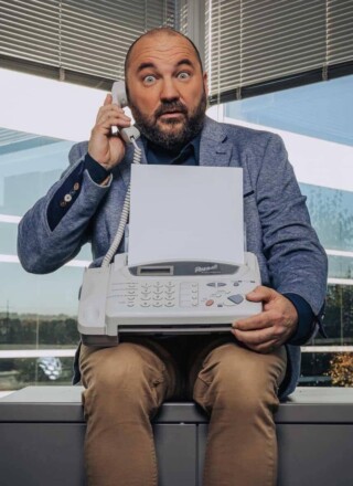 Image de profil du conteur, artiste, et directeur d’Effet papillon.  &mdash; Courtoisie Réseaux sociaux de Stéphane Guertin