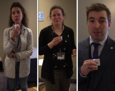 Marie-France Talbot, Souâad Larfi et Patrick Arsenault ont présenté un modèle de collaboration visant à renforcer l’offre postsecondaire en français au Nunavut, au Yukon et aux Territoires du Nord-Ouest.  &mdash; Photos Cristiano Pereira