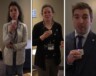 Marie-France Talbot, Souâad Larfi et Patrick Arsenault ont présenté un modèle de collaboration visant à renforcer l’offre postsecondaire en français au Nunavut, au Yukon et aux Territoires du Nord-Ouest.  &mdash; Photos Cristiano Pereira