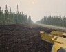Les régions touchées par les feux de forêt pourraient avoir un répit, grâce au climat plus froid attendu dans les prochains jours aux Territoires du Nord-Ouest. &mdash; (Photo : Page Facebook Feux TNO)