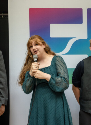 OscarMiffin et Courtney Dalton ont représenté les Territoires du Nord-Ouest cette année, à l’occasion du Forum des jeunes ambassadeurs francophones de Moncton.  &mdash; (Courtoisie)