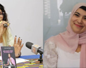 L’écrivaine Marie Orlette Daudrey Williams écrivaine et Zahrat El Islam Tebbal coordonnatrice du Programme des Femmes et responsable du projet. Photos : Courtoisie  